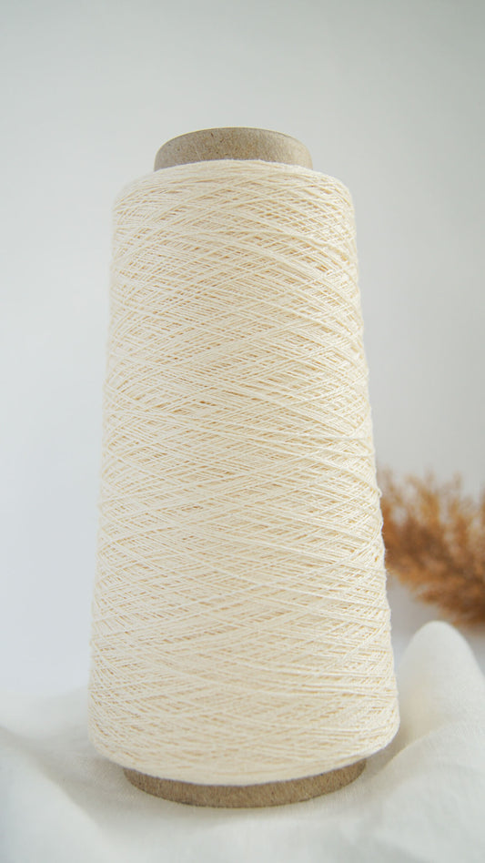 Fil de lin sur cone pour tricot machine et tissage - 2 ply linen yarn on cone for weaving and knitting machine